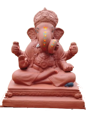 12 इंच दगडूशेठ गणेशा छोटा